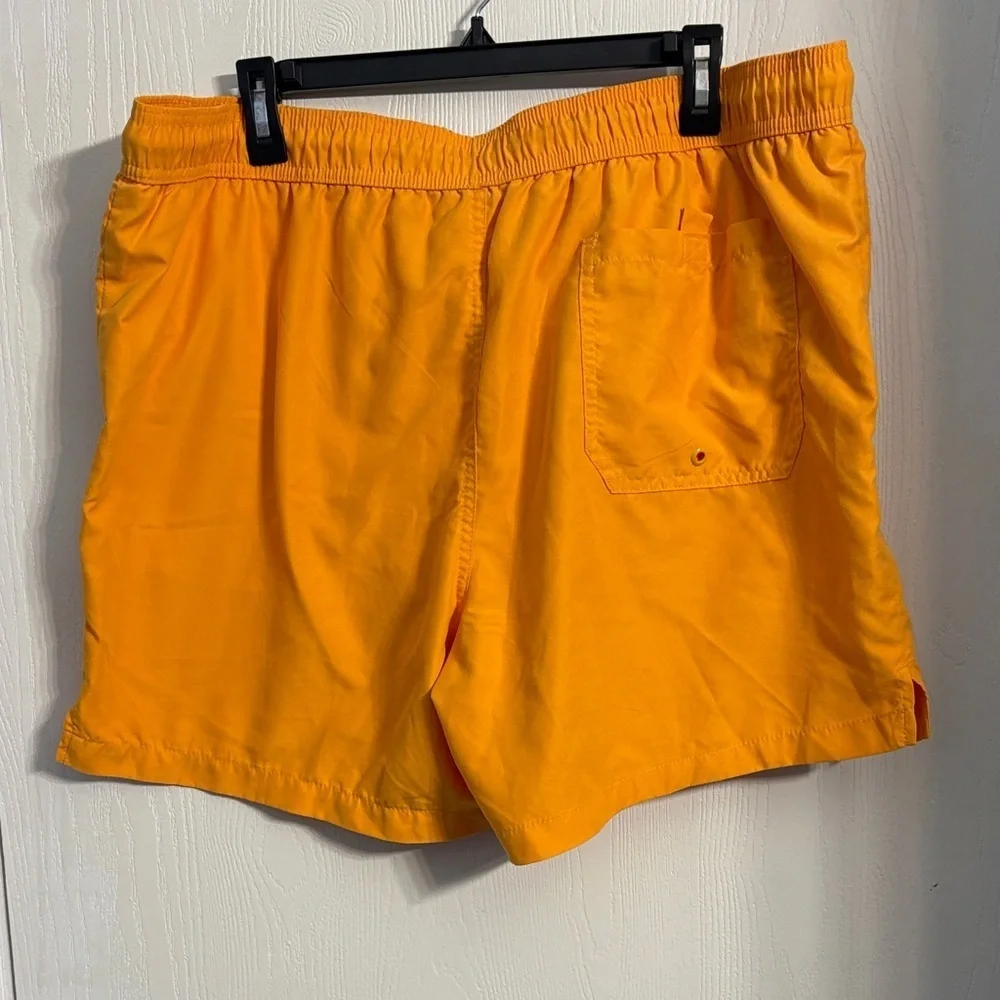 George Men's Orange Swim Trunks